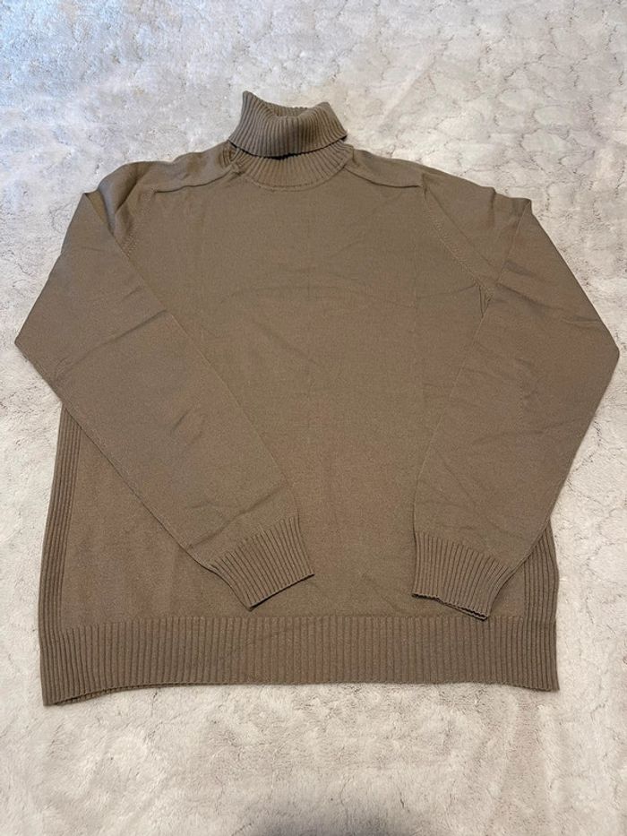 Pull beige col roulé - Mexx - T. L