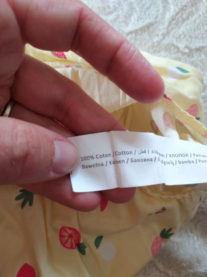 Barboteuse combinaison été Fille 6 mois Fruits Tao 100% coton - photo numéro 9