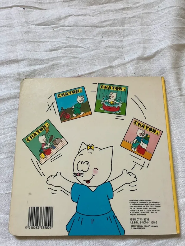 Livre bébé – Chaton 1 – Mes premiers livres Éditions Dupuis - photo numéro 4