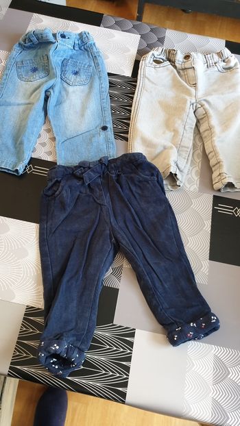 Lot de 3 pantalons