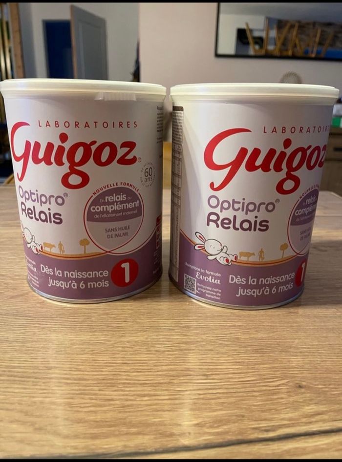 Lait guigoz optipro relais