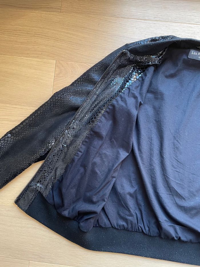 Veste en cuir Les Petites L - photo numéro 7