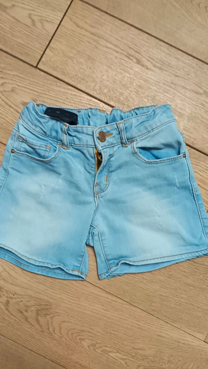 Short en jeans