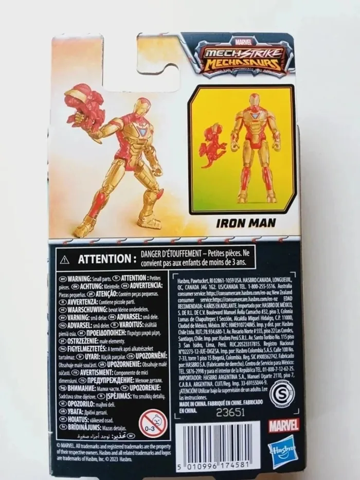 Figurine Iron Man mech strike Mechasaurs epic Hero series Marvel - photo numéro 2