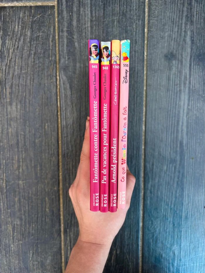 Lot Livres Bibliothèque Rose pour Enfants - photo numéro 3