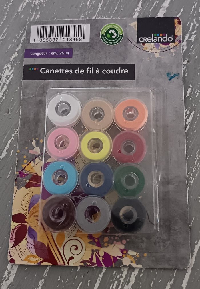 Canettes de fil à coudre crelando neuves