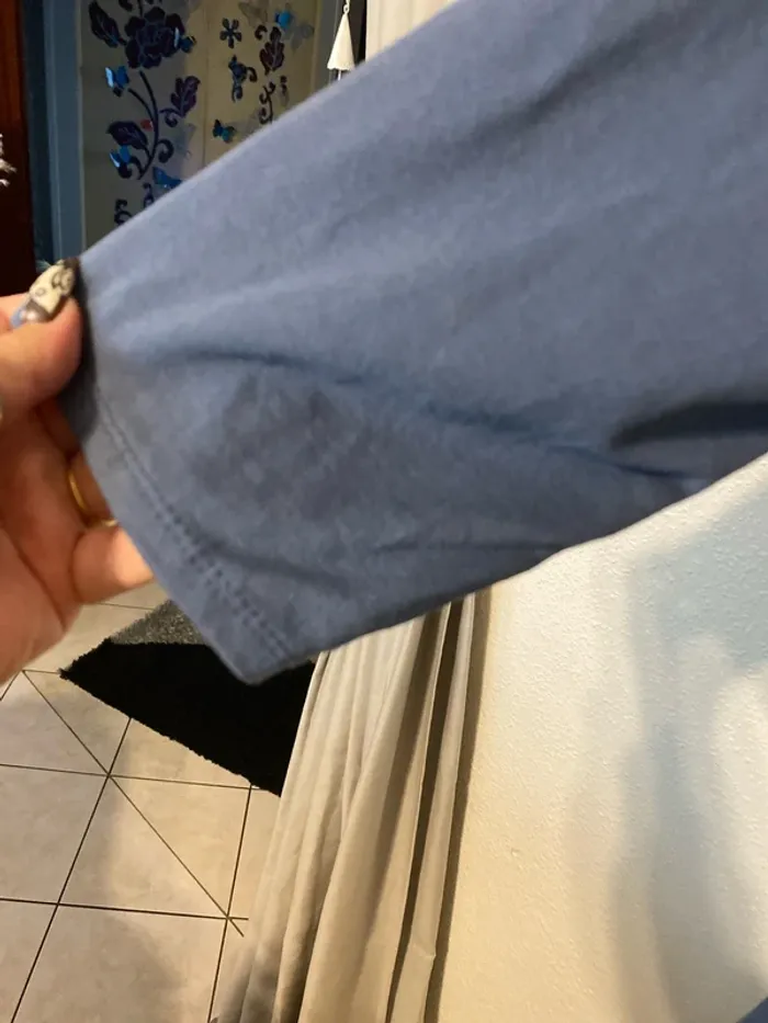 superbe tunique robe bleu asymétrique 50/52 Belle Nana neuve - photo numéro 5