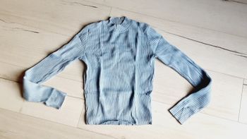 Vêtement fille tee-shirt manches longues bleu Gémo 14 ans