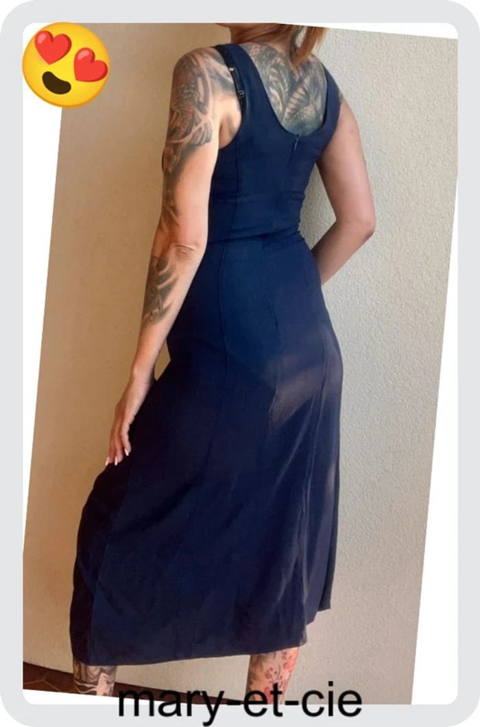 SOLDÉ - Robe fendue taille S Claudie Pierlot - photo numéro 3