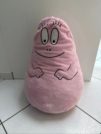 Grosse peluche barbe à papa