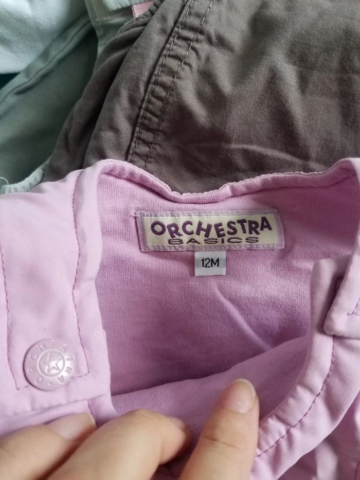 Robe doublée taille 12 mois bon état Orchestra - photo numéro 3