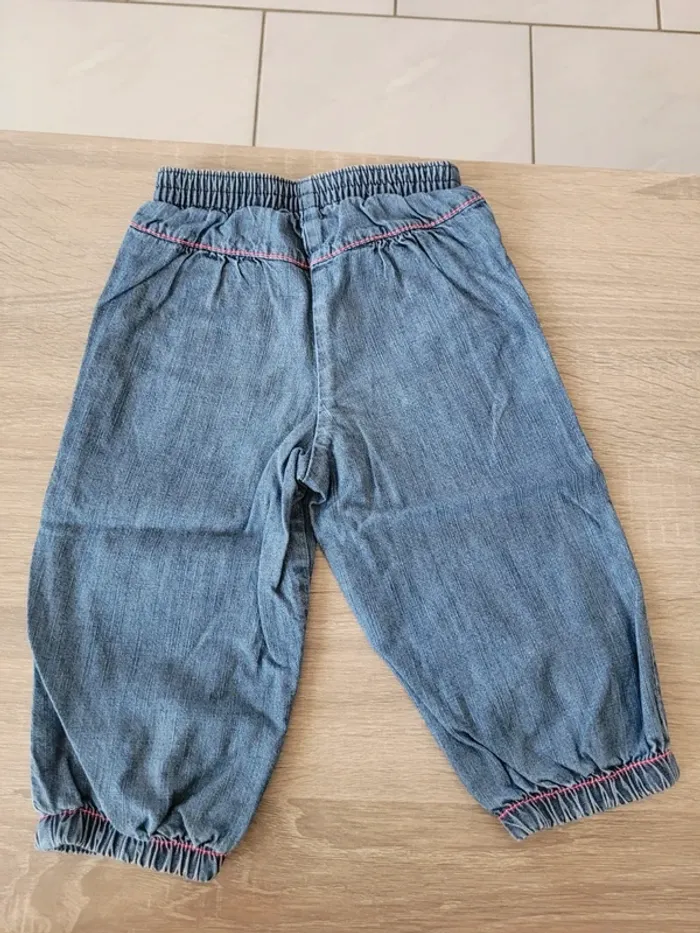 Lot de 3 pantalons fille en 9 mois - photo numéro 3