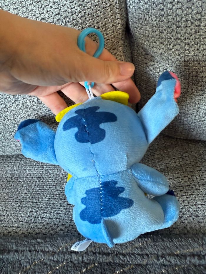 Peluche porte clé Stitch bleu - photo numéro 3