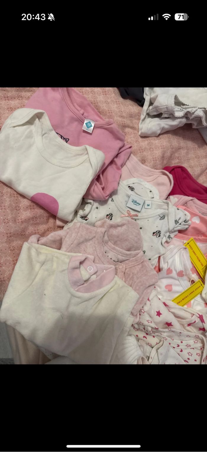 Lot vêtement bébé fille 1-9 mois - photo numéro 3