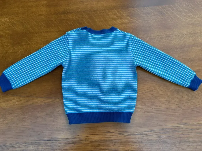 Pull rayé blue Crylor 2 ans - photo numéro 6