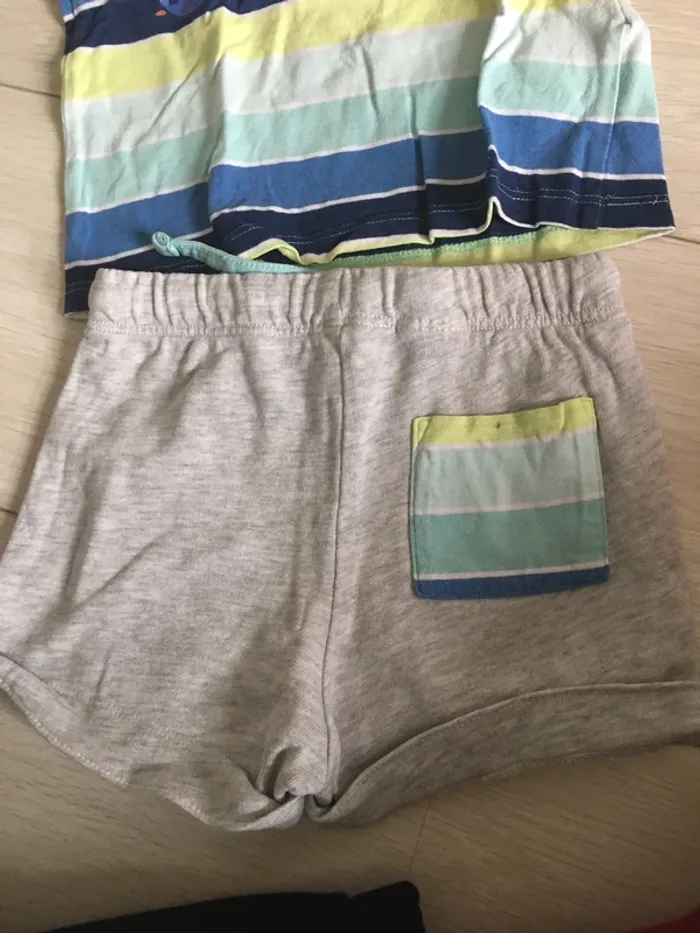 Ensemble short t-shirt 18 mois DPM - photo numéro 3
