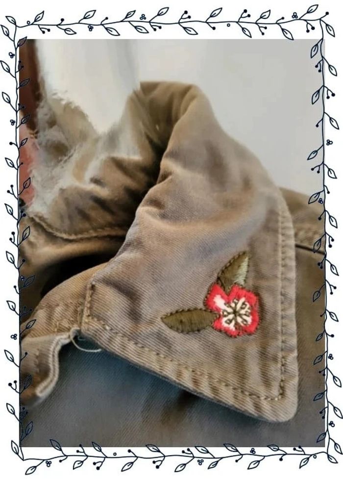 Veste avec motif fleur - photo numéro 5