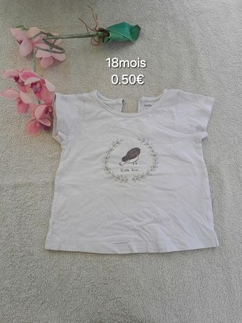 Tee-shirt fille 18mois