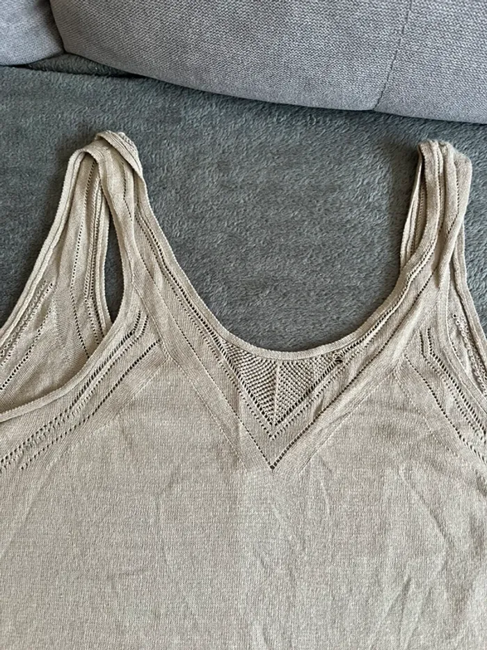 Débardeur beige S
