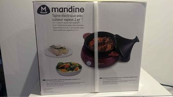 Tajine électrique 2 en1 Mandine