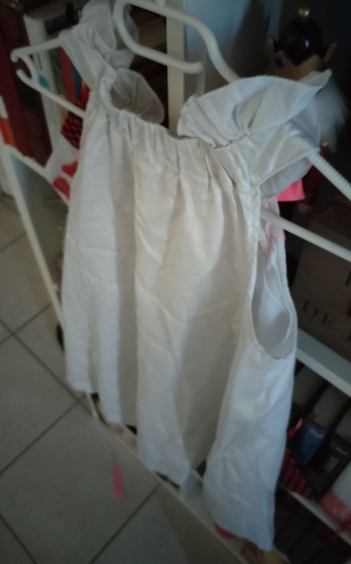 Jolie robe élégante légèrement pailleté "Verbaudet" 100% coton - photo numéro 7