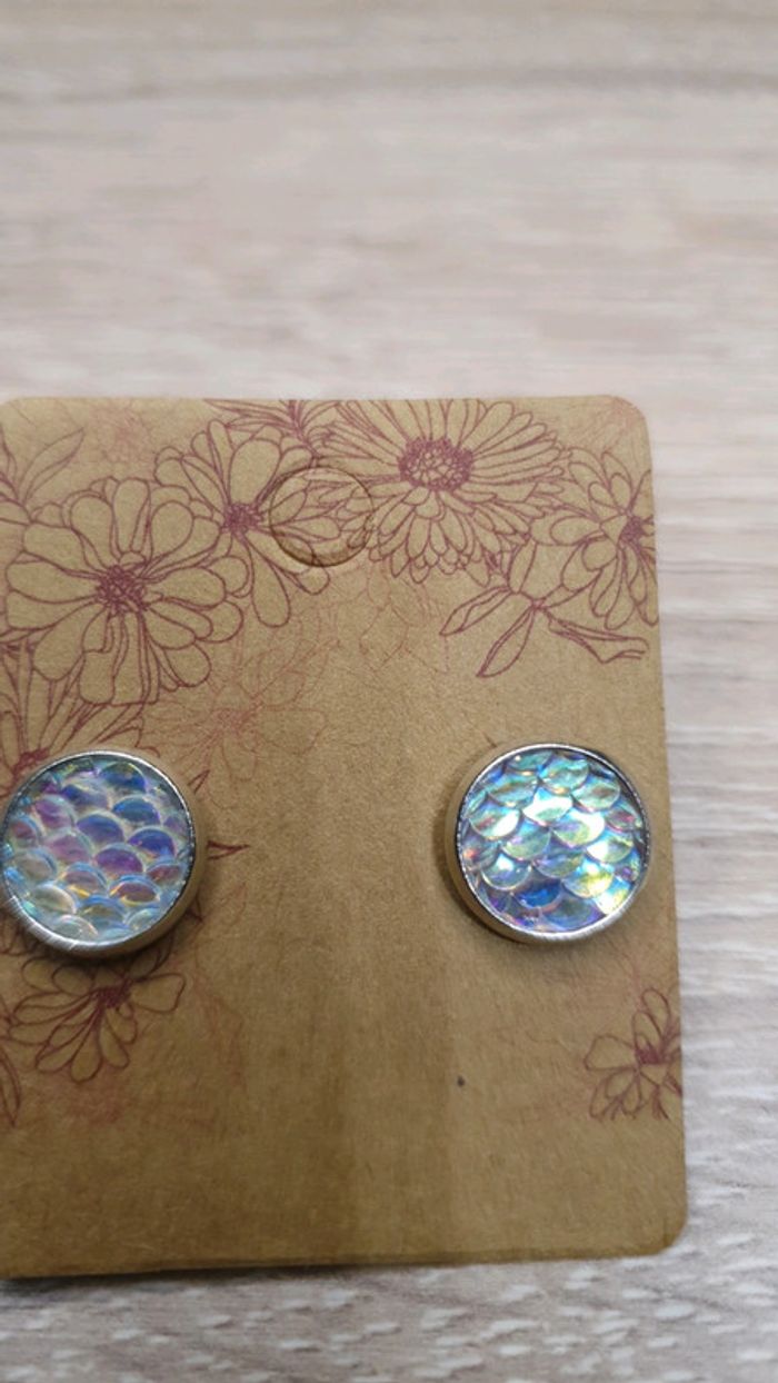 Boucles d'oreilles sirène n52