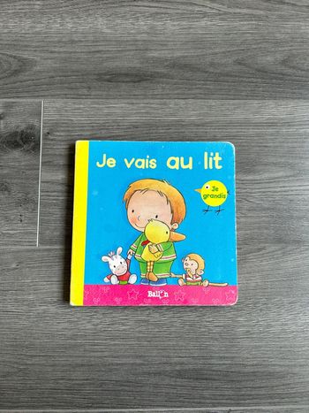 Livre je vais au lit