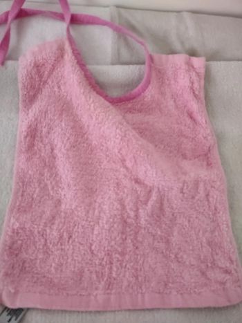 Lot de 2 Bavoirs éponge rose