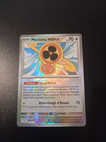 Carte Pokémon Mostisma Hélice 085/131 Masterball
