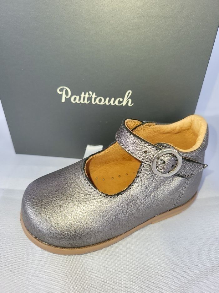 Chaussures en cuir argent Point 19 Made in France 🇨🇵