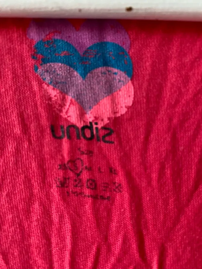 Débardeur rouge « No » Undiz taille S - photo numéro 3