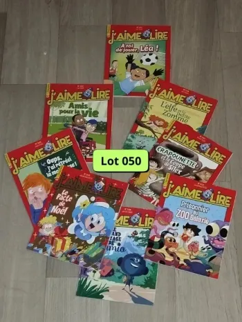 Lot de 8 magazines J’aime lire année 2019-20 L050