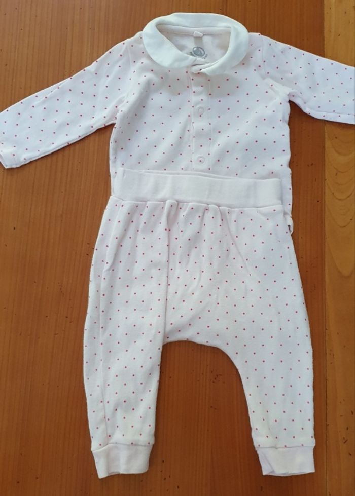 Ensemble body pantalon bébé Petit Bateau 6 mois