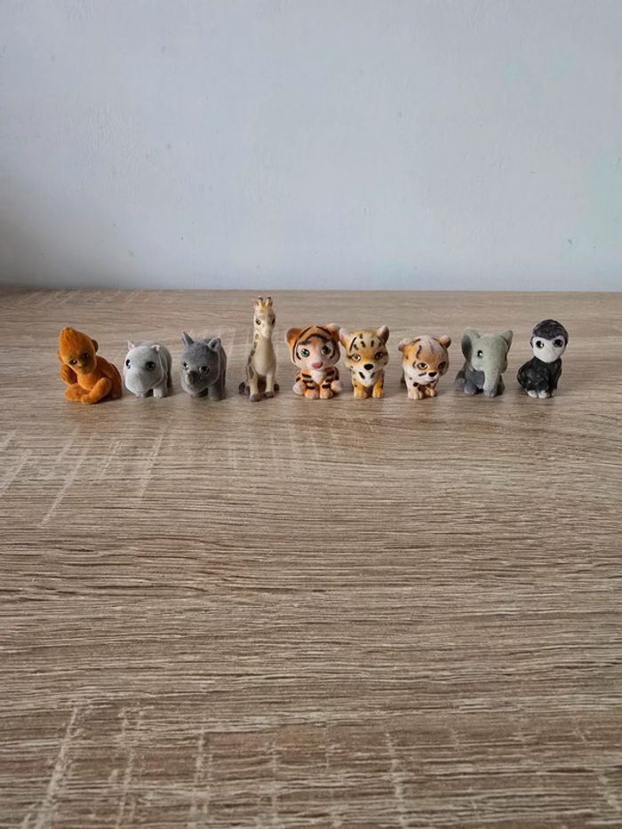 Lot de 9 petites figurines - In my pocket jungle - Giochi Preziosi