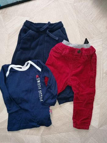 Lot pantalon et maillot de corps