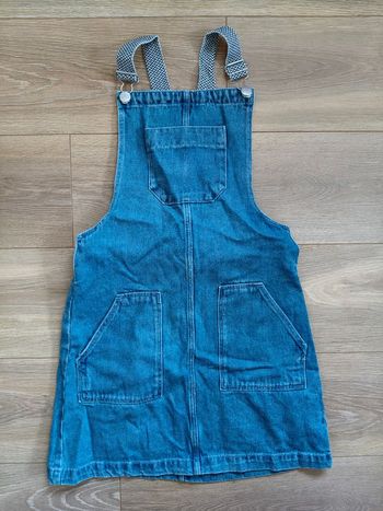 Salopette robe fille JBC Fish&Ships jean 164 cm