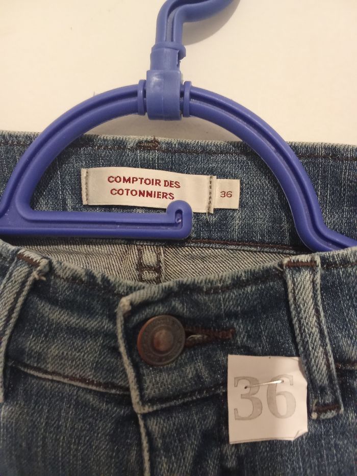 Jean de femme taille 36 de marque comptoir des cotonniers - photo numéro 6