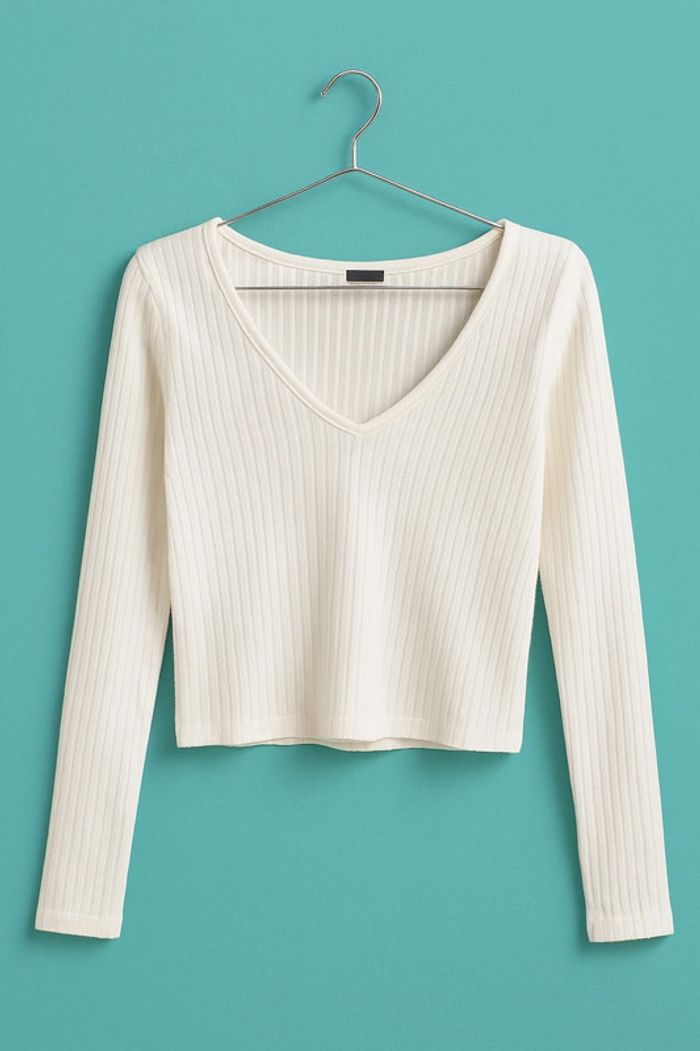 Top manches longues - croc top - Shein - taille L - 3€