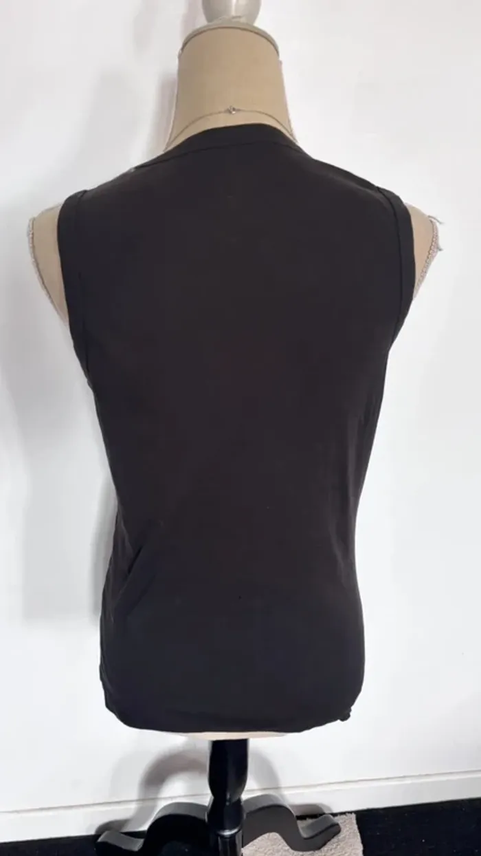 💕 débardeur noir basique taille 36 s #undiz - photo numéro 4