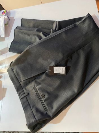Pantalon classique  gris grand taille 56 Nino loretti