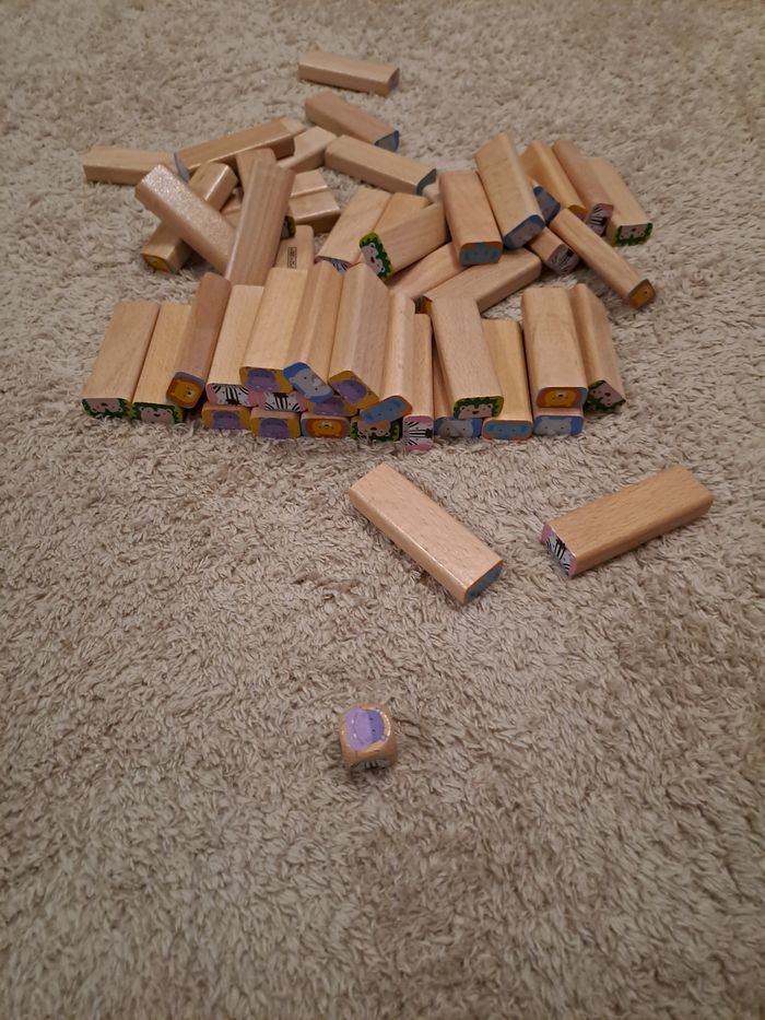 Jouet tour de.bloc empilage animaux - photo numéro 4