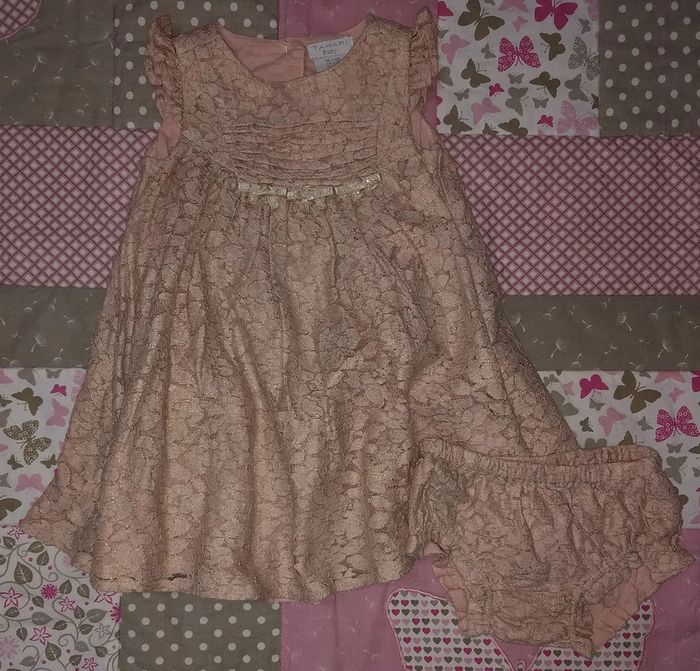 Tres belle robe - broderie - 3/6mois - photo numéro 2