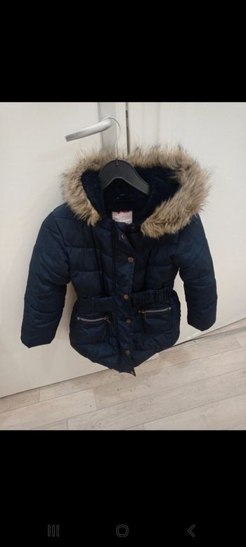 Doudoune bleue marine