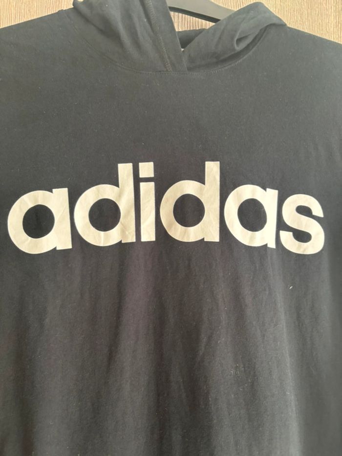 T-shirt ML à capuche - Adidas - 14/16 ans - photo numéro 2