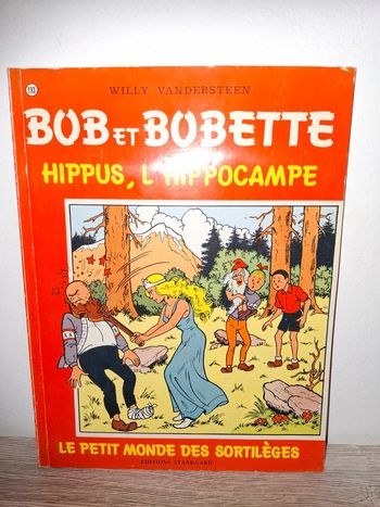 Bande dessinée Bob et bobette ippus l’hippocampe