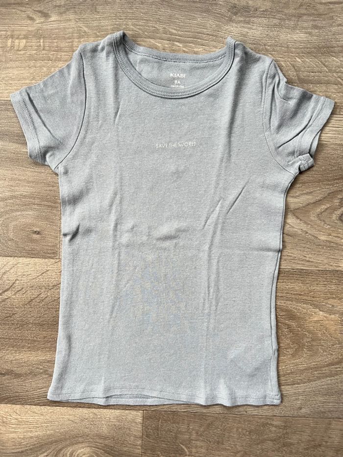 Lot de 2 tee-shirts manches courtes taille 8 ans Kiabi - photo numéro 2