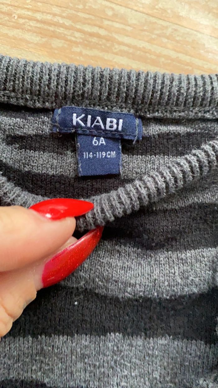 Robe léopard kiabi 6 ans grise et noire - photo numéro 4