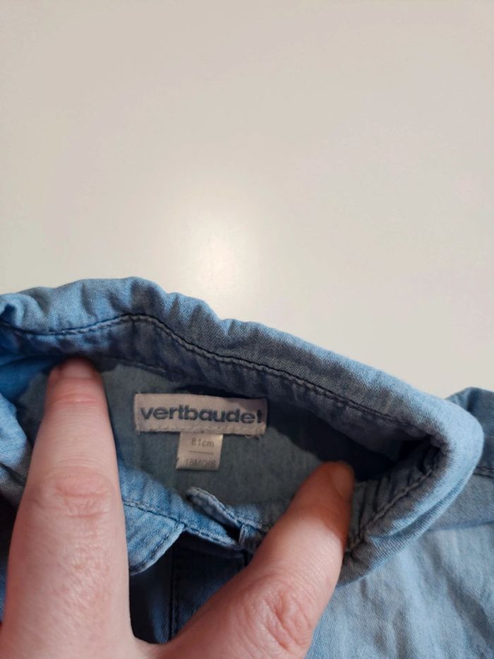 Chemise effets jean - photo numéro 2