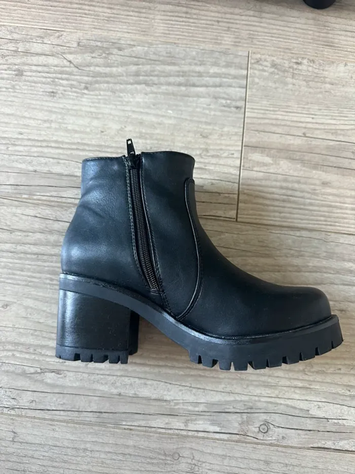 Bottines à talons Dockers noir 37 - photo numéro 9