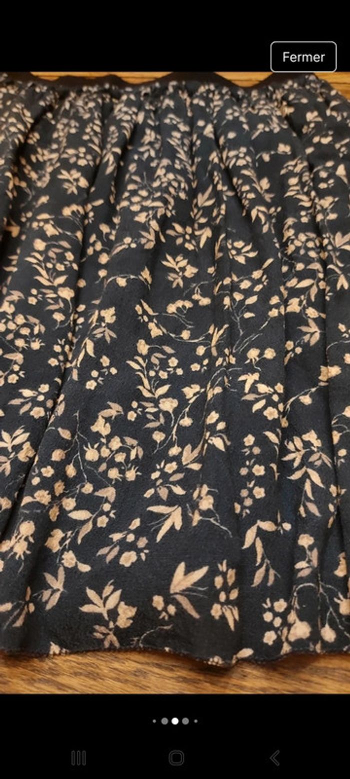 Jupe bleu fleurie Pepe Jeans t XS - photo numéro 5